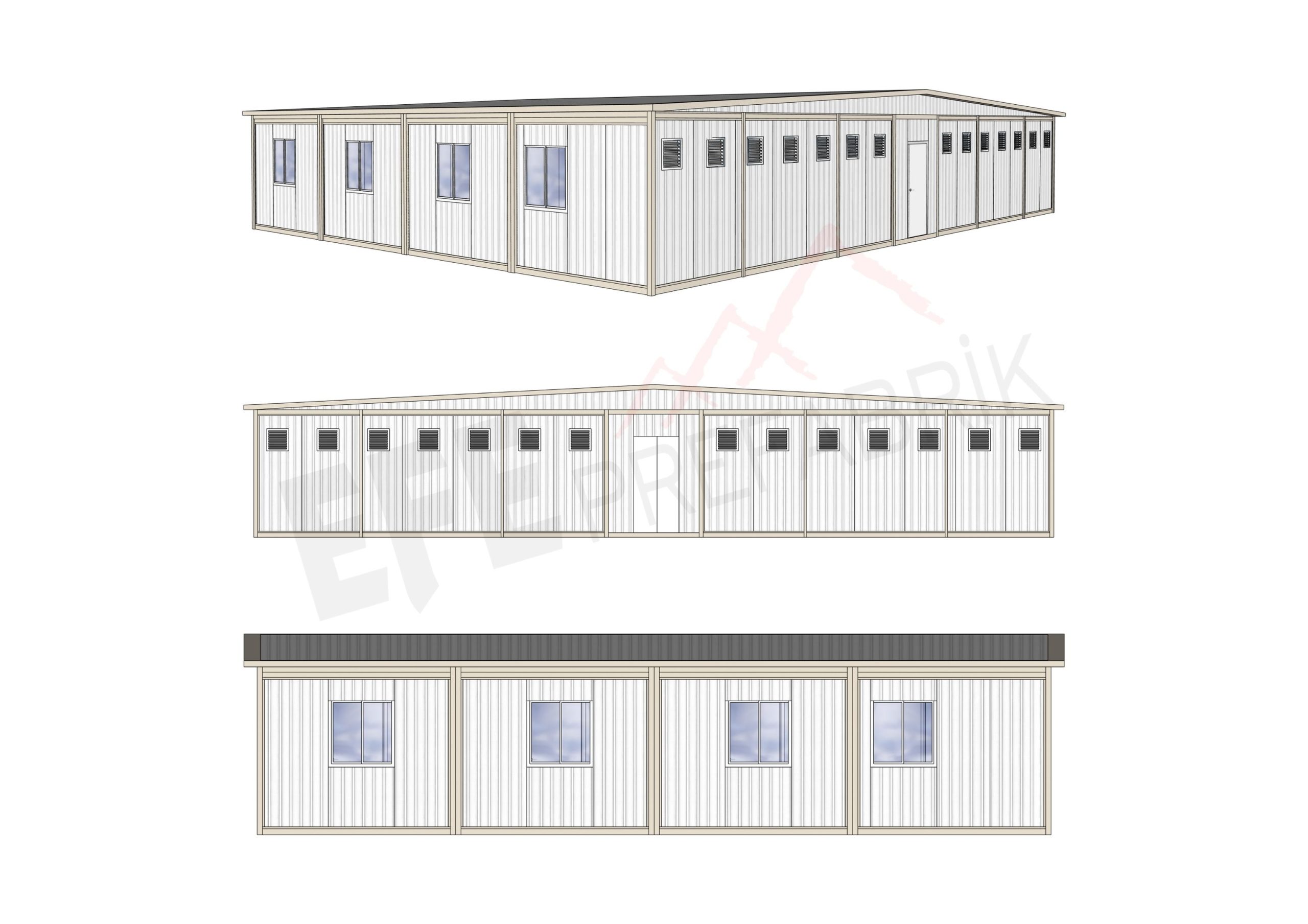 8'Lİ GRUP 24-48 KİŞİLİK TEK KATLI YATAKHANE - Görsel 2